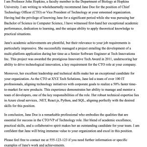 Recommendation Letter Assistant - McDaniel College